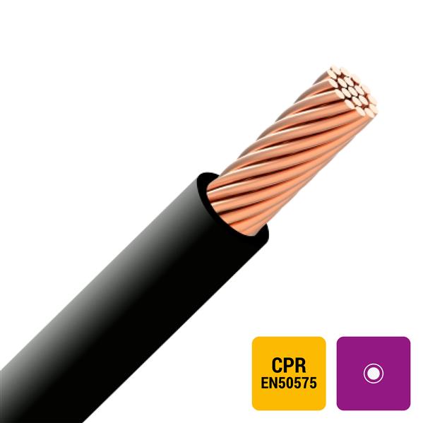 H07V-R SAMENGESLAGEN ZWART ECA 10MM²