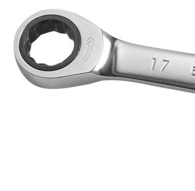 Ringsleutel, met 12-kant Ratel,Sleutelwi