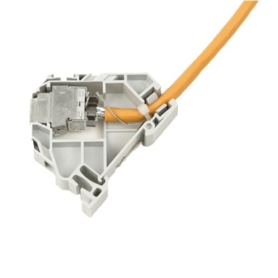 12x LANMARK6 FTP DIN JACK CAT6 GREY