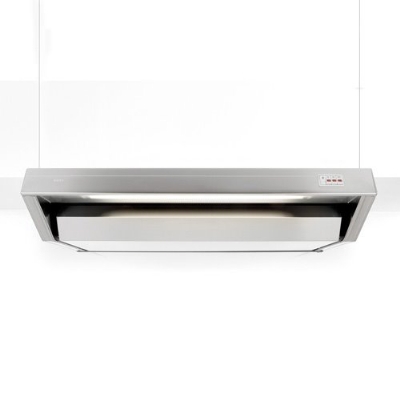 Dampkap o/bouw.90cm inox