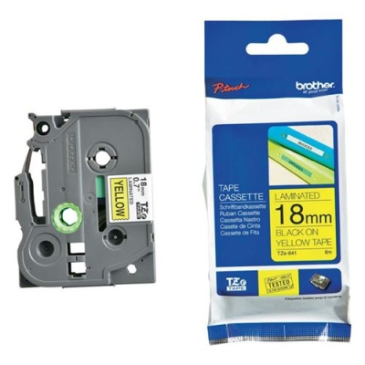 Cassette 18mm zwart-geel