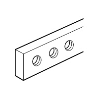 Staaf Cu stijf l=990mm 12x4 160A