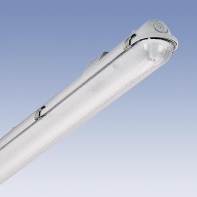 Waterdicht arm. PMMA 1x18W EVG inox